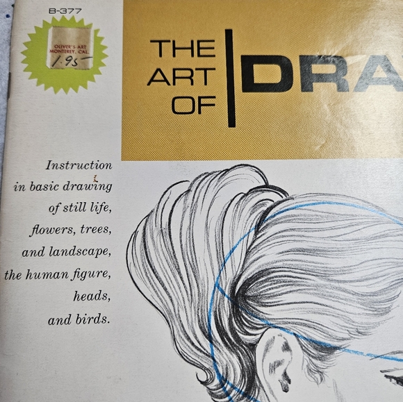 The Art of Drawing How To Instruction Book B-377 Vintage Softcover - Picture 11 of 16